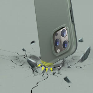 Противоударен гръб CHOETECH MFM Anti-drop MagSafe - iPhone 13 Pro Max зелен - Img 5