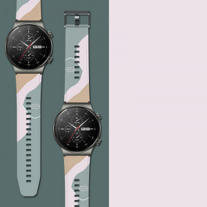 Силиконова каишка Moro - Huawei Watch GT 2 Pro (1) камуфлаж - Img 3