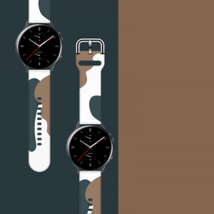 Силиконова каишка Moro - Samsung Galaxy Watch4 Classic 46mm (1) камуфлаж - Img 3