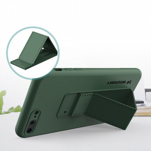 Силиконов гръб със стойка WOZINSKY Kickstand - iPhone 7 Plus / 8 Plus розов - Img 2