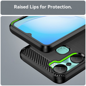 Силиконов гръб Carbon - Infinix Hot 12 Pro черен - Img 6