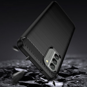 Силиконов гръб Carbon - Nokia G400 черен - Img 4