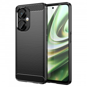 Силиконов гръб Carbon - OnePlus Nord CE 3 черен - Img 1