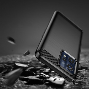 Силиконов гръб Carbon - Realme 9 / 9 Pro+ черен - Img 4