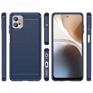 Силиконов гръб Carbon - Realme C35 черен - Img 2
