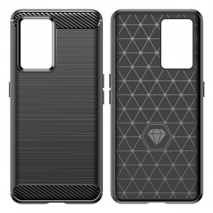 Силиконов гръб Carbon - Realme GT NEO 3 черен - Img 5
