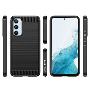 Силиконов гръб Carbon - Samsung Galaxy A54 5G черен - Img 3