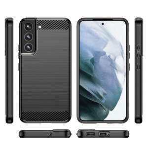 Силиконов гръб Carbon - Samsung Galaxy S23+ черен - Img 8