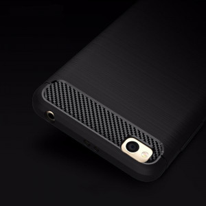 Силиконов гръб Carbon - Xiaomi Redmi 4A син - Img 3