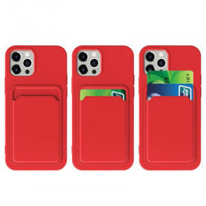 Силиконов гръб Card с портфейл за документи - Xiaomi Redmi Note 10 5G / Poco M3 Pro / M3 Pro 5G черен - Img 11