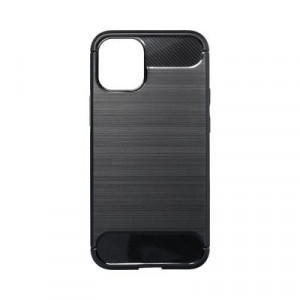 Силиконов гръб FORCELL Carbon - iPhone 12 mini черен - Img 3