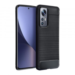 Силиконов гръб FORCELL Carbon - Xiaomi Redmi Note 8 / 8 2021 черен - Img 1