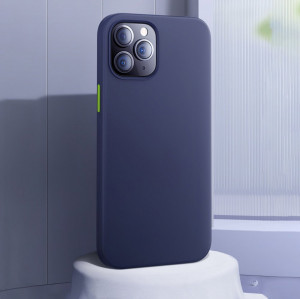 Силиконов гръб JOYROOM Color - iPhone 12 Pro Max зелен - Img 3