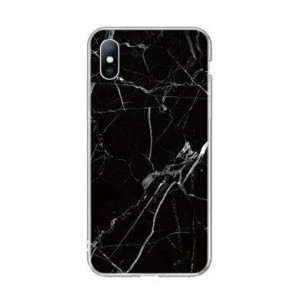 Силиконов гръб WOZINSKY Marble - Xiaomi Mi 10 Lite черен - Img 2