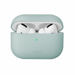 Силиконов калъф за слушалки UNIQ Lino - AirPods Pro мента - Img 6