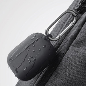 Силиконов калъф за слушалки UNIQ Vencer - AirPods Pro тъмносив - Img 8