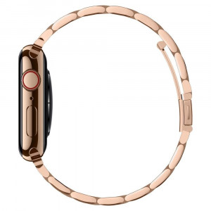 Стоманена каишка SPIGEN Modern Fit - Apple Watch 40mm Series 4 / 38mm Series 3 / 38mm Series 2 / 38mm (1st gen) розово злато - Img 14