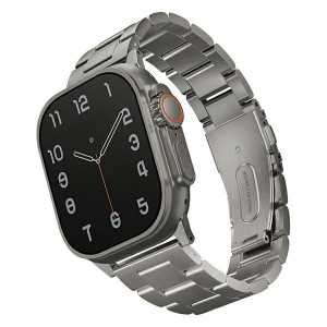Стоманена каишка UNIQ Osta - Apple Watch Ultra 49mm / Ultra 2 49mm / 45mm Series 9 / 45mm Series 8 / 45mm Series 7 / 44mm SЕ (2nd gen) / 44mm SE / 44mm Series 6 / 44mm Series 5 / 44mm Series 4 / 42mm Series 3 / 42mm Series 2 Series 1 / 2 / 3 / 4 / 5 / 6 /