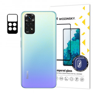 Стъклен протектор за камера с пълно покритие 9H WOZINSKY - Xiaomi Redmi Note 11 / 11S - Img 5
