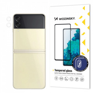 Стъклен протектор за камера 9H WOZINSKY - Samsung Galaxy Z Flip3 5G - Img 1