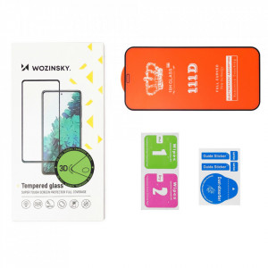 Стъклен протектор 9H с пълно покритие Wozinsky Full Glue - Xiaomi Mi Band 5 с черна рамка - Img 8