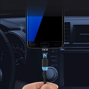 Тапичка преходник за магнитен USB Lightning кабел сребриста - Img 6