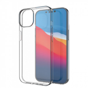 Тънък силиконов гръб 0.5mm - iPhone 14 прозрачен - Img 5
