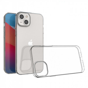Тънък силиконов гръб 0.5mm - iPhone 14 Plus прозрачен - Img 2