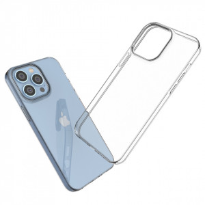 Тънък силиконов гръб 0.5mm - iPhone 14 Pro Max cover gel прозрачен - Img 6