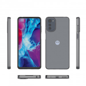 Тънък силиконов гръб 0.5mm - Moto e32 / e32s / g22 прозрачен - Img 3