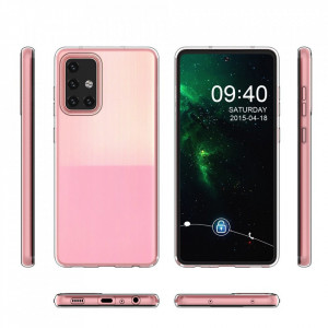 Тънък силиконов гръб 0.5mm - Samsung Galaxy A73 5G прозрачен - Img 4