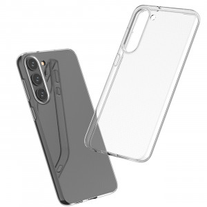 Тънък силиконов гръб 0.5mm - Samsung Galaxy S23+ прозрачен - Img 4