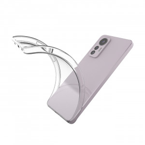 Тънък силиконов гръб 0.5mm - Xiaomi 12 Lite прозрачен - Img 8