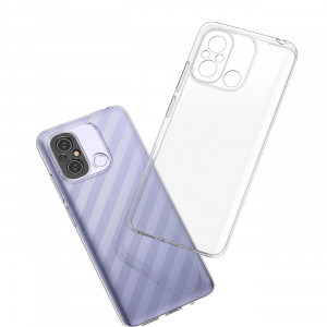 Тънък силиконов гръб 0.5mm - Xiaomi Poco C55 / Redmi 12C прозрачен - Img 4