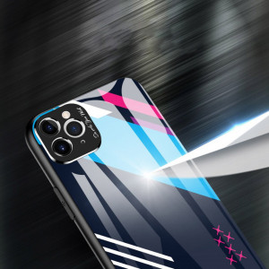 Цветен стъклен гръб с покритие за камерата - iPhone 11 Pro Max модел 1 - Img 6
