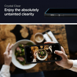 2 бр. закален стъклен протектор SPIGEN Align Master FC с инструмент за поставяне - iPhone 12 / 12 Pro с черна рамка - Img 5