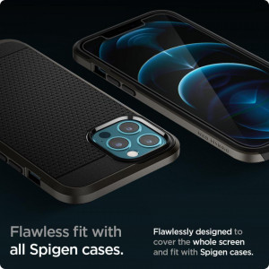 2 бр. закален стъклен протектор SPIGEN TR Ez Fit с инструмент за поставяне - iPhone 12 Pro Max - Img 7