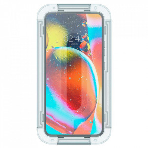 2 бр. закален стъклен протектор SPIGEN TR Ez Fit с инструмент за поставяне - Samsung Galaxy S22+ - Img 5