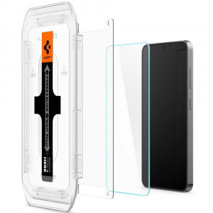 2 бр. закален стъклен протектор SPIGEN TR Ez Fit с инструмент за поставяне - Samsung Galaxy S24+ - Img 6