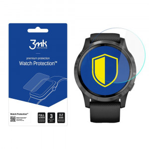 3 бр. гъвкав протектор с пълно покритие 3mk Watch Protection v. ARC+ - Garmin Vivoactive 4