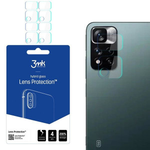 4 бр. гъвкав протектор за камера 3mk Lens Protection - Xiaomi Redmi Note 11 Pro / 11 Pro 5G / 11E Pro - Img 2