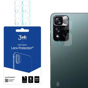 4 бр. гъвкав протектор за камера 3mk Lens Protection - Xiaomi Redmi Note 11 Pro / 11 Pro 5G / 11E Pro - Img 1