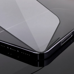 5D Full Glue закален стъклен протектор с пълно покритие WOZINSKY съвместим с гръб - Samsung Galaxy M53 с черна рамка - Img 3
