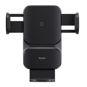 Baseus Wisdom induction charger car phone holder on the grill черен (CGZX000001) - Img 2
