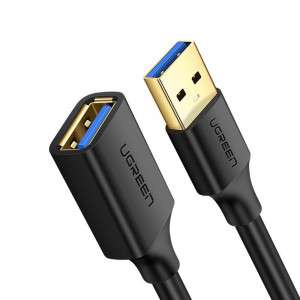 USB 3.0 удължител UGREEN 1.5m (US129 30126) черен - Img 1