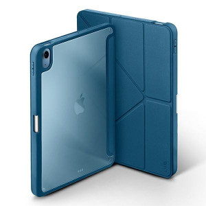 Антибактериален калъф тип книга с място за стилус UNIQ Moven - iPad Air 10.9" (4th gen 2020) / (5th gen 2022) carpi blue - Img 1