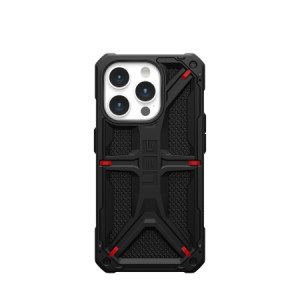 Армиран гръб UAG Monarch - iPhone 15 Pro черен кевлар - Img 1