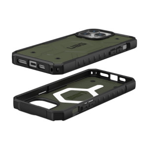 Армиран гръб UAG Pathfinder MagSafe - iPhone 15 Pro Max olive - Img 6