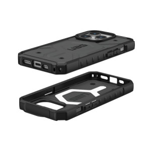 Армиран гръб UAG Pathfinder MagSafe - iPhone 15 Pro silver - Img 4