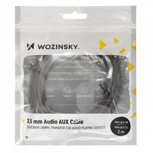 Аудио удължител WOZINSKY жак 3.5mm 5 m черен - Img 8